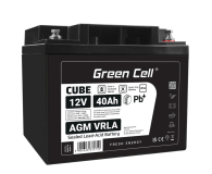 Green Cell Cube AGM VRLA IP54 12V 40Ah - 1364806 - zdjęcie 1